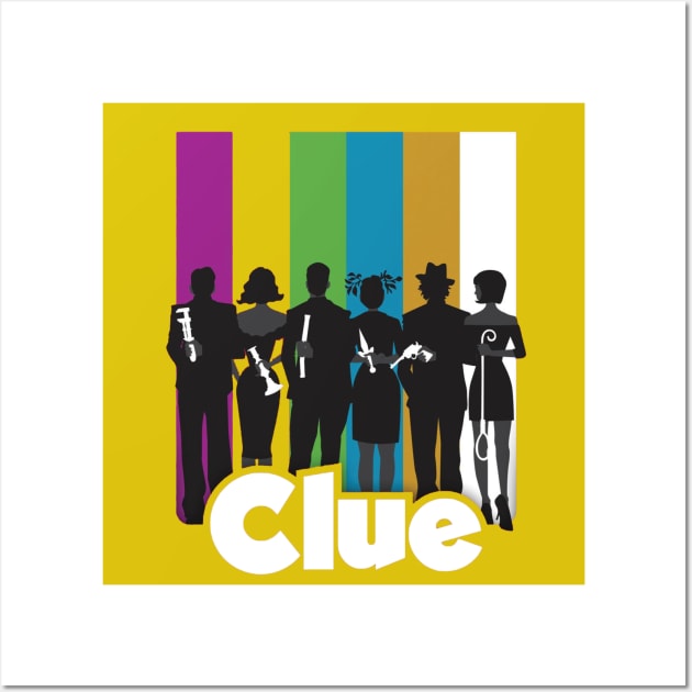 clue the movie Wall Art by kaefshop